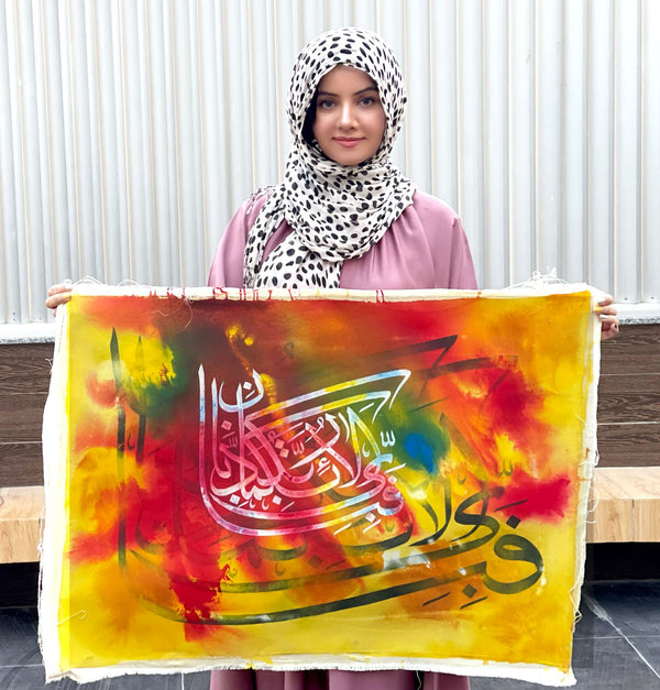 CY-722 Handmade Calligraphy Art by Rabi Pirzada