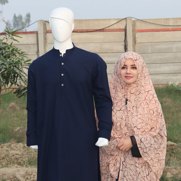 Navy Blue Traditional Shalwar Kameez